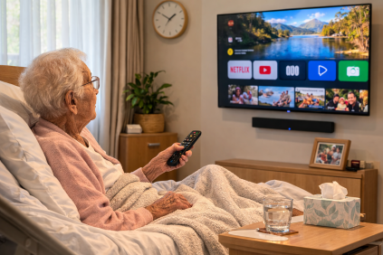 Chat GPT Image Smart TV aged care